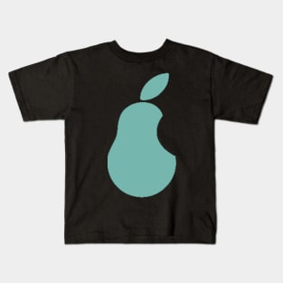 Iconic Pear Brand Green Kids T-Shirt